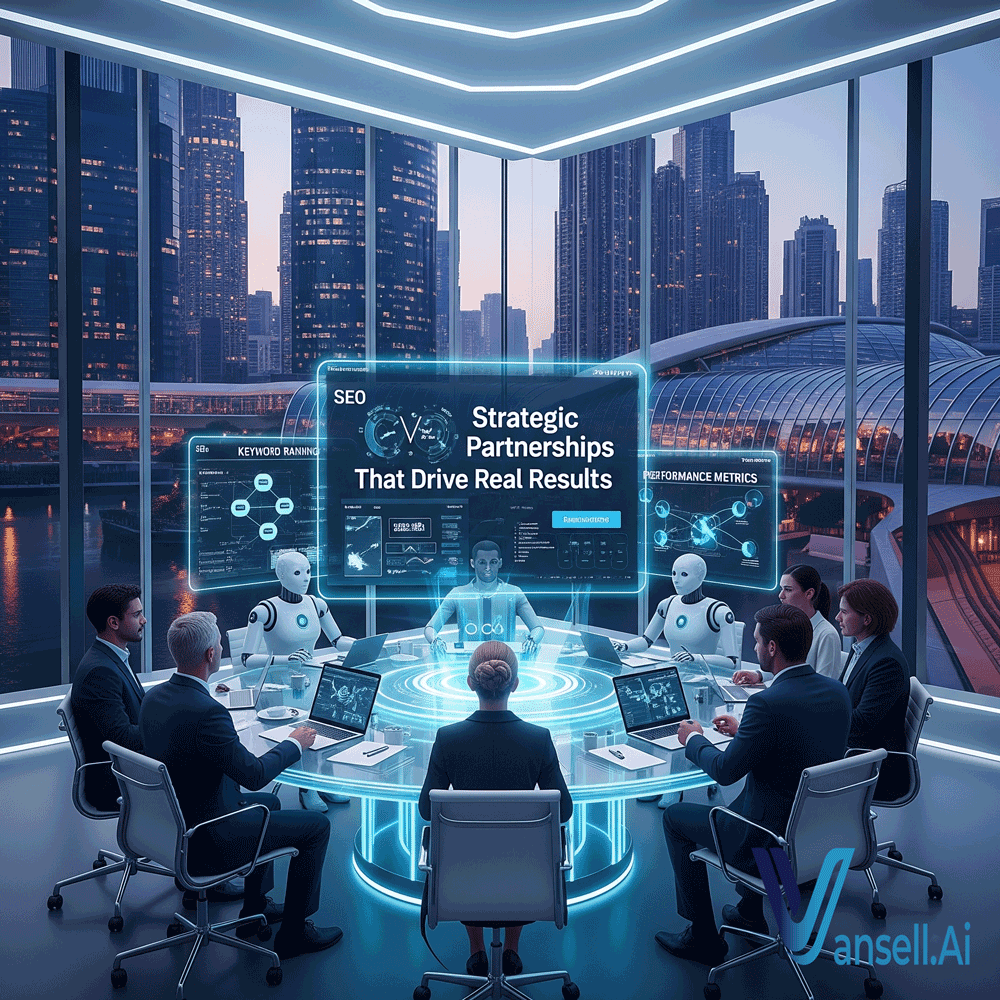 Business partnership illustration